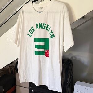 Eminem White Los Angeles Graphic T-Shirt